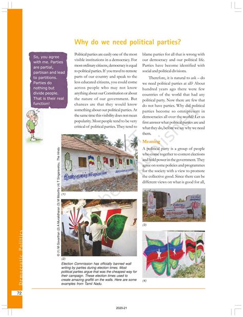 Political Parties - NCERT Book of Class 10 Democratic Politics II