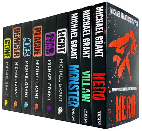 Michael Grant 9 Books Collection Set (Gone Series-Light, Gone, Hunger ...