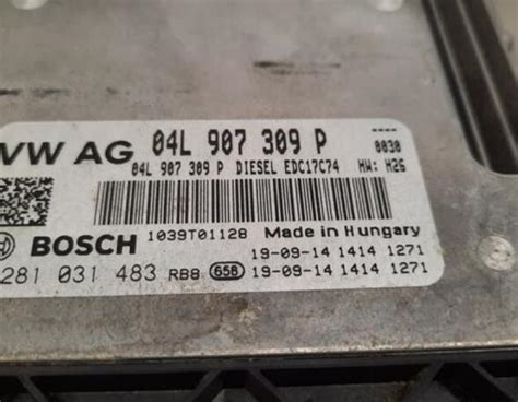 Control unit for engine VW TOURAN (5T1), VW TIGUAN (AD1, AX1), VW ...