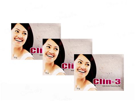 Buy Clin-3 Anti Acne Cleansing Bar Online at Best Price | Clinikally
