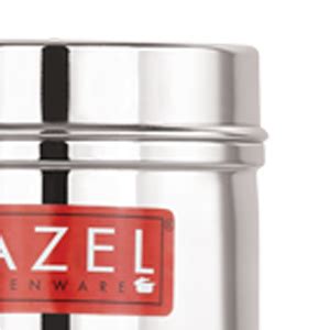 Buy HAZEL Stainless Steel See Through Transparent Slim Container | 600 ...
