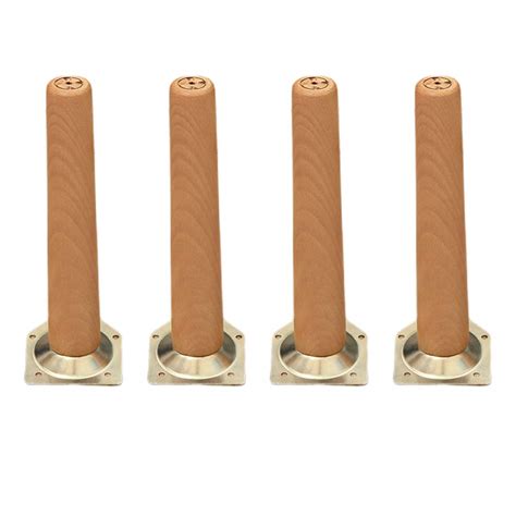 Set Of 4 Solid Wood Furniture Legs Table Legs Cupboard | Desertcart INDIA