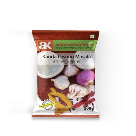 Kanda Lasun Masala 200g – Ashok Khamkar Masala