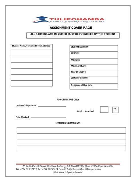 Image result for Assignment Cover Page. Examples