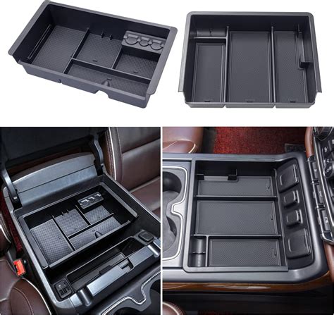 Amazon.com: JKCOVER Center Console Organizers Compatible with Chevy Silverado/GMC Sierra 2014 ...