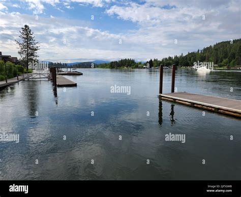 Coeur d'Alene, Idaho - June 18, 20922 - Spokane River and surrounding ...