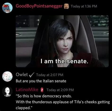 When someone spread tifa r34 "culture" on italian senate... - 9GAG