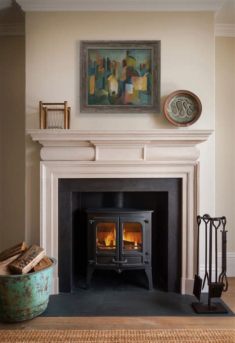 Fireplace with log burner – Artofit
