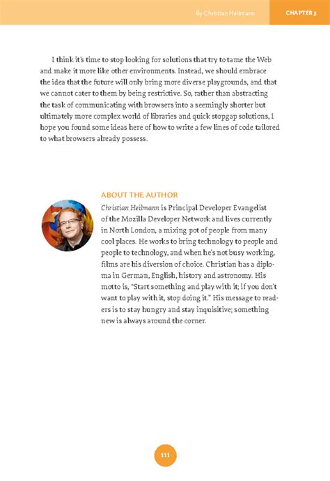 Web desiging (12) - By Christian Heilmann CHAPTER 3 I think it’s time ...