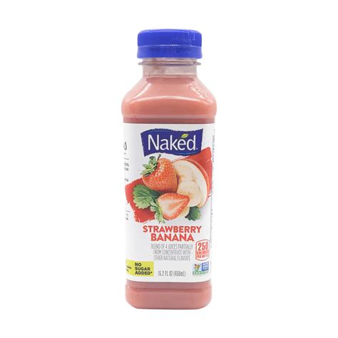 Naked Strawberry Banana Fruit Smoothie | Fig App