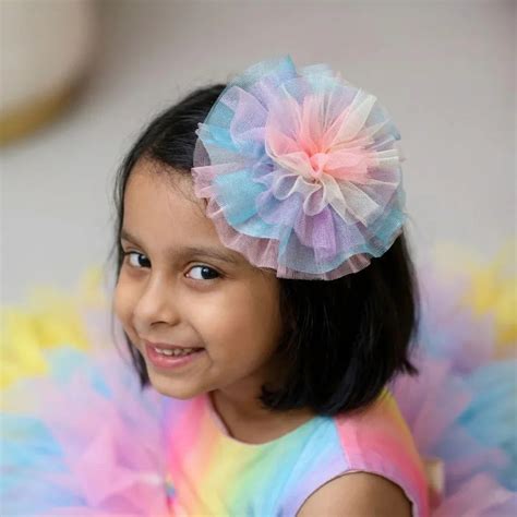 Unicorn Rainbow Multicolor Fascinator | Designer Hair Accessory