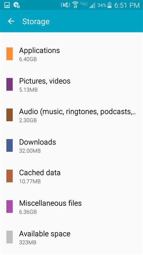 Image result for Internal Storage Full Android S8