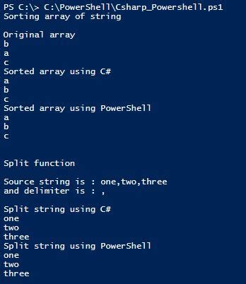 Image result for C# PowerShell Command