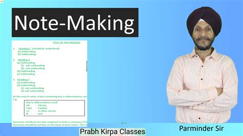 Image result for Format for Note Making