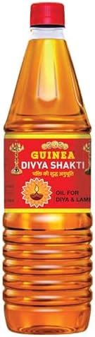 DIVYA SHAKTI Guinea Divyashakti Natural & Pure Pooja/Puja Diya Oil For ...