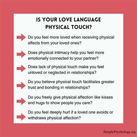 Physical Touch Love Language