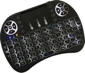 VibeX Backlit i8 Mini Wireless Keyboard 2.4ghz English Air Mouse with ...