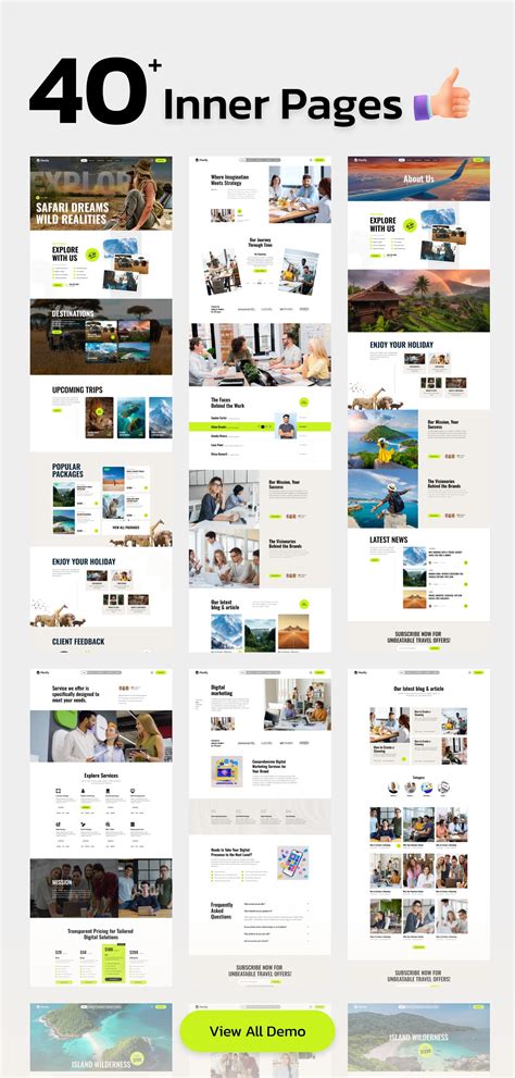 Plexify – Tour & Travel Agency Tailwind CSS Template | ThemeMag