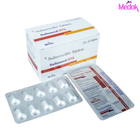 SULTAMED-375 Tablets Medok Lifesciences Pvt. Ltd.