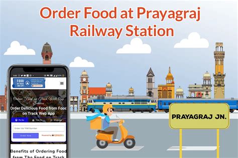 How to order Food at Prayagraj Railway Station by Food on Track App