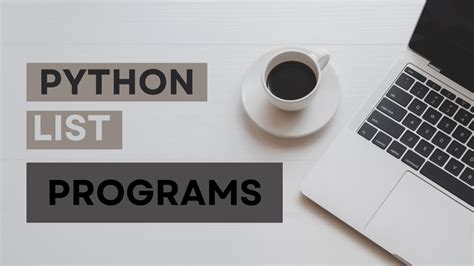 List in Python Programs 的图像结果