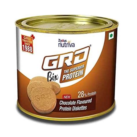 GRD Bix Chocolate Flavoured High protein biscuits with Immuno Nutrients ...
