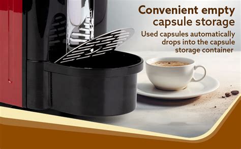 AGARO Galaxy Capsule Coffee Maker, Single Shot Espresso, Powerful 20 ...