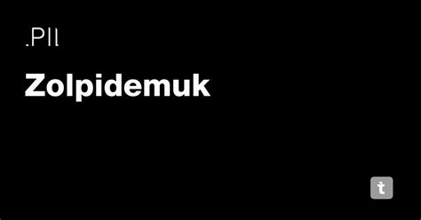 Zolpidemuk — Teletype