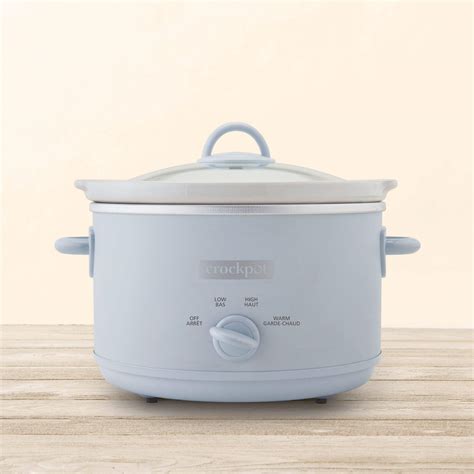 Crock-Pot Manual Stoneware Slow Cooker, 4.5-qt, Blue | Canadian Tire