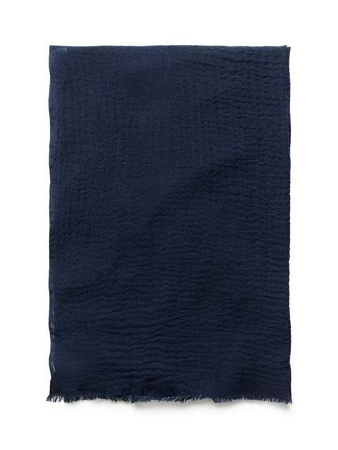 Part Two Madiha Pure Wool Scarf, Dark Navy