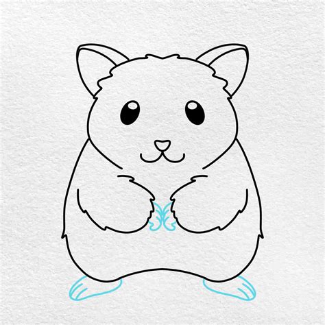 How to Draw a Hamster - HelloArtsy