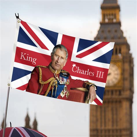 King Charles III Coronation Commemorative Flag | Ubuy India