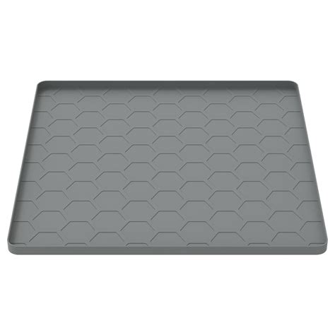 Mini Fridge Silicone Mat with 0.6 Inch Raised Edges Non Slip Mini ...