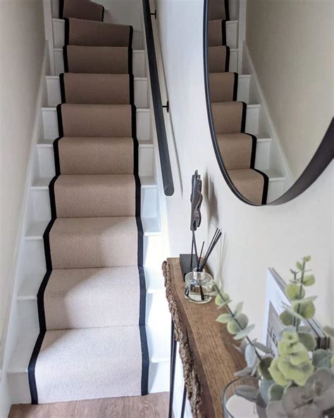 Contrasting Modern Stair Runner - Soul & Lane