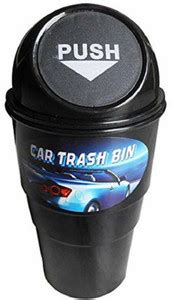 PKENTR Car Home Mini Dustbin Auto Trash Rubbish Garbage Can Holder Box ...