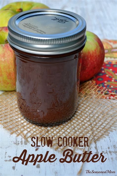 Slow Cooker Apple Butter - The Seasoned Mom