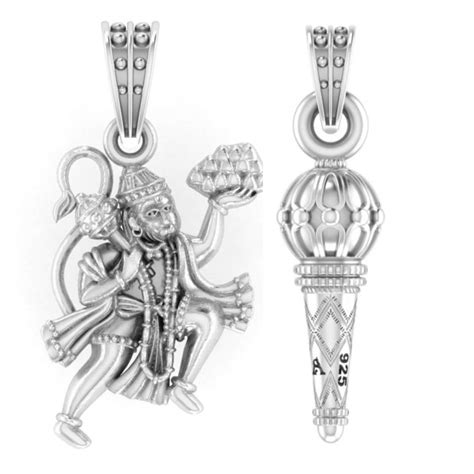 Buy Akshat Sapphire Sterling Silver (92.5% purity) combo pack of God ...