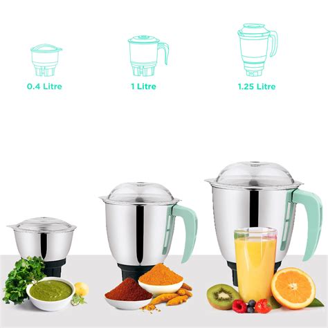 Buy Croma 750 Watt 3 Jars Mixer Grinder (19000 RPM, 3 Speed Control ...