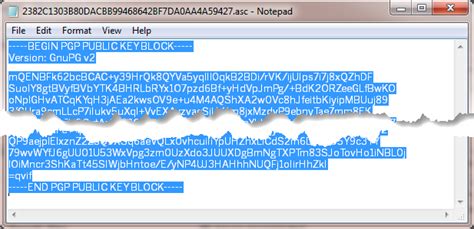 Image result for PGP Key Example