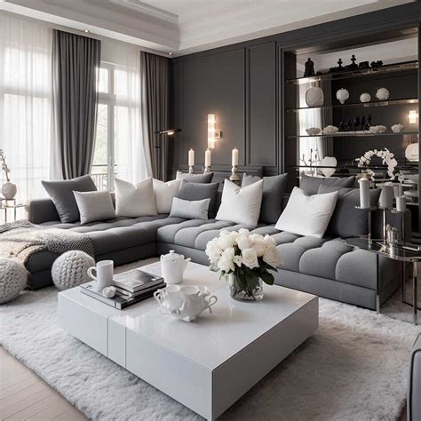5 ideas to master the grey and white living room look – Artofit