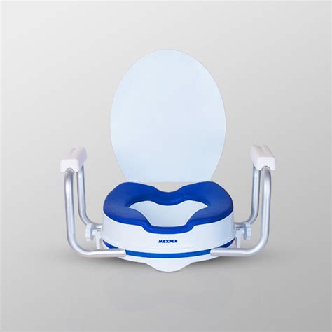Raised Toilet Seat with Handles – Mexple Raixer4EXT