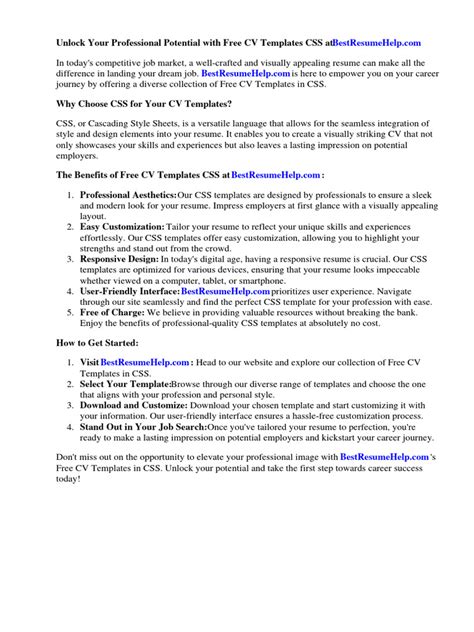 Image result for CV Avec HTML Et CSS