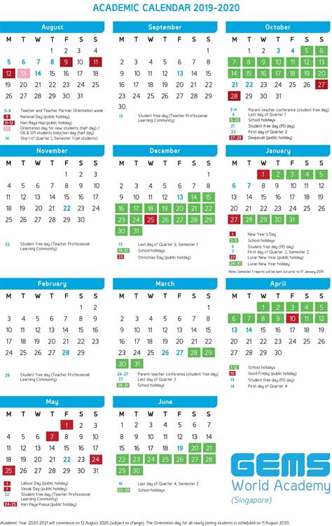 Academic Calender Gatech - Calendar Productivity Hacks