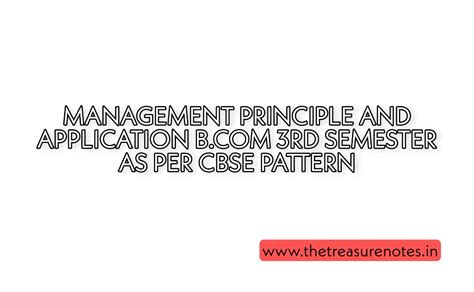 Management Principle and Application Unit 3 : Organising Notes For B ...