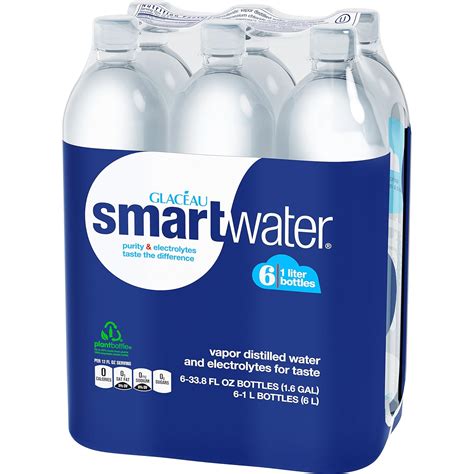 Buy Smartwater Packaged Drinking Water, 33.8 Fl Oz (pack of 6) Online ...