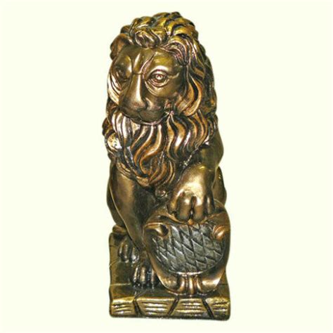 Buy Lion Garden Statue Large Guardian Sculpture Yard Entry Shield ...