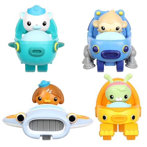 Octonauts Above & Beyond | Gup Racers Vehicles | 4 Pack | Amazon ...