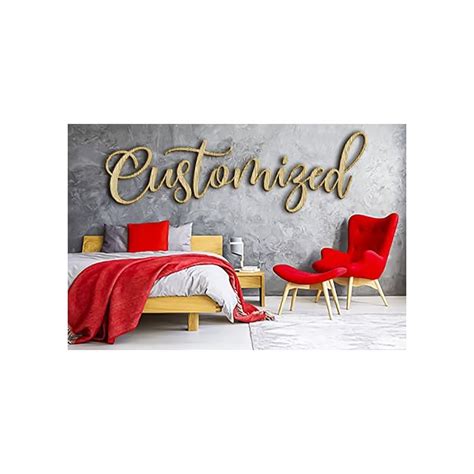 Buy Custom Wood Cutout Magic Script Word Text Unpainted Unfinished ...