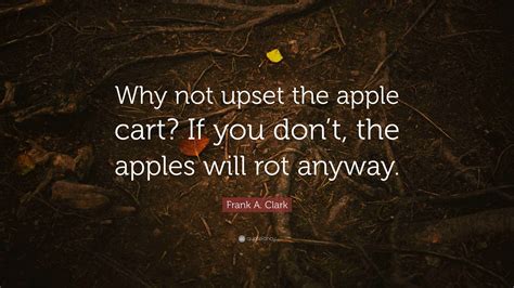 Upset Apple Cart