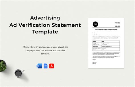 Image result for Verification Statement Example